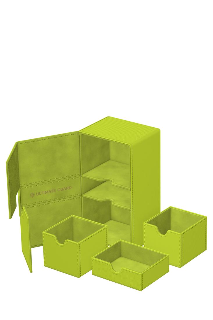 Ultimate Guard - Twin Flip'n'Tray 200+ Xenoskin Summer Edition 2025 - Lime