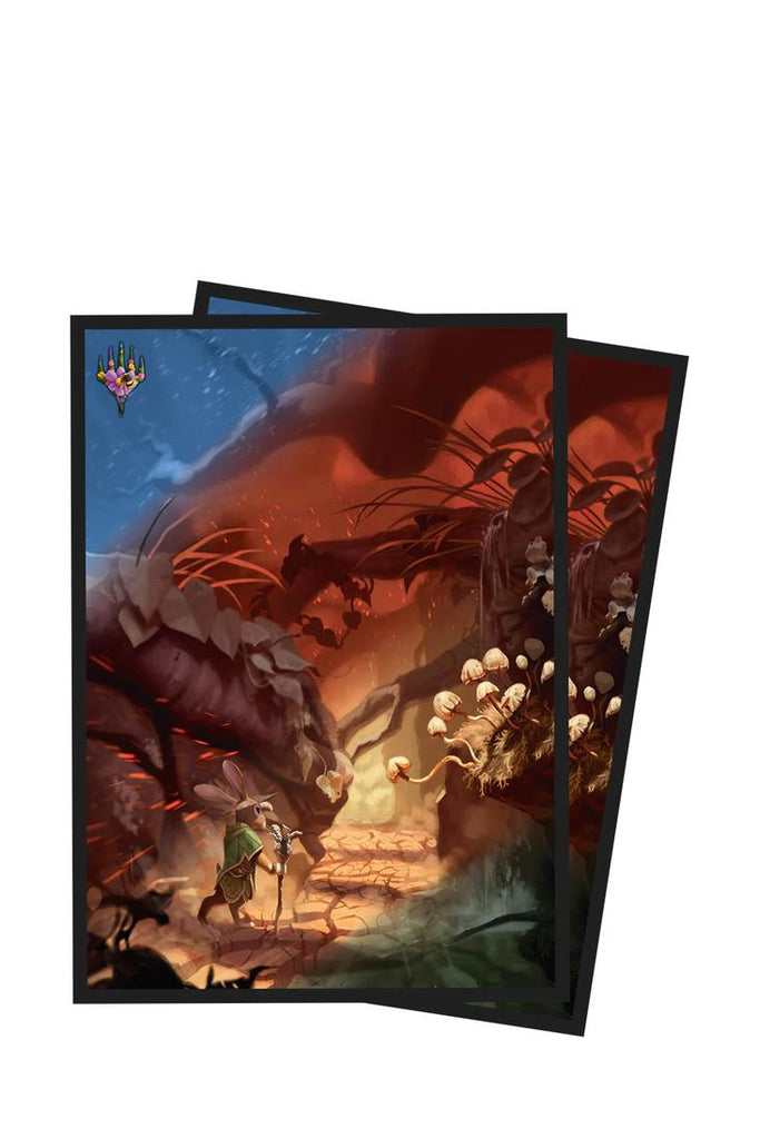 Ultra Pro - 100 Bloomburrow Art Sleeves Standardgrösse - Season Lands Forest