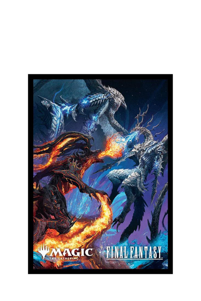 Ultra Pro - 100 Final Fantasy Art Sleeves Standardgrösse - Bahamut and Ifrit