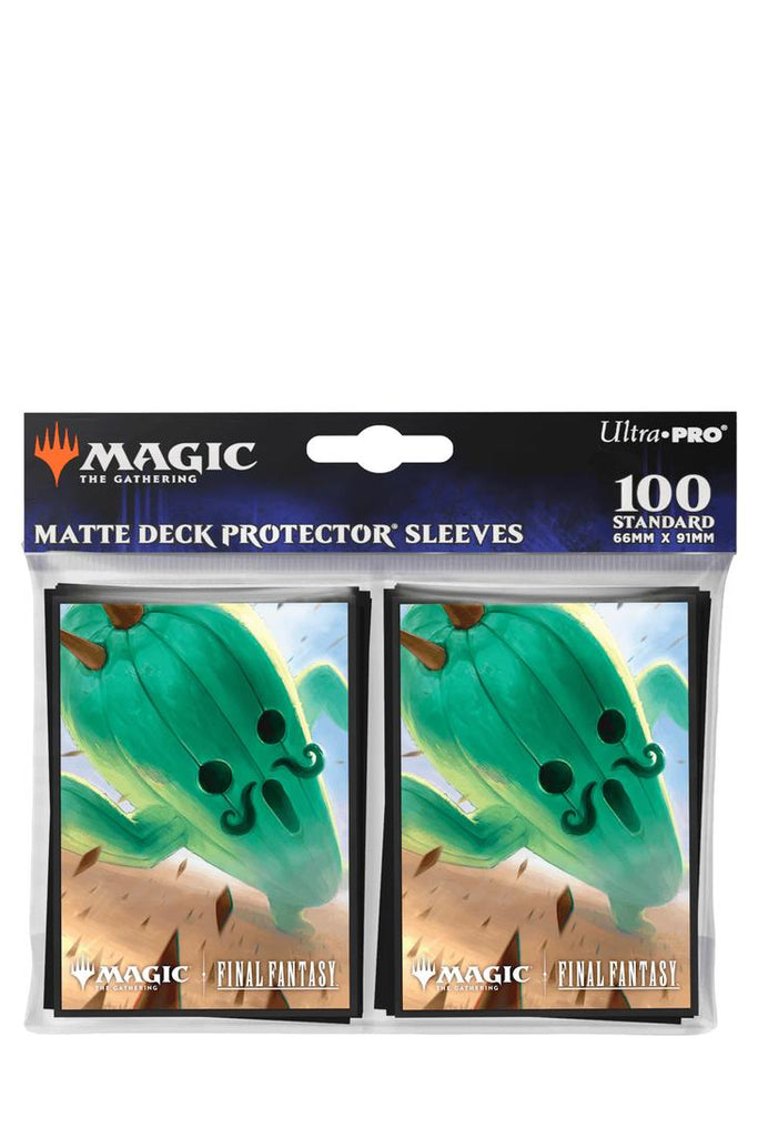 Ultra Pro - 100 Final Fantasy Art Sleeves Standardgrösse - Jumbo Cactuar