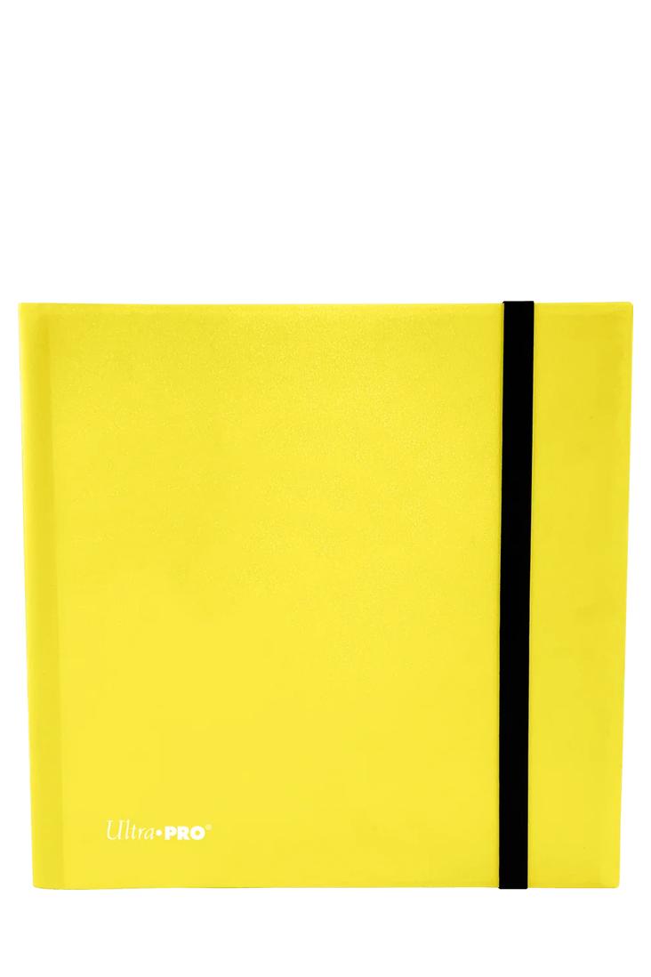 Ultra Pro - 12-Pocket PRO-Binder - Eclipse - Lemon Yellow