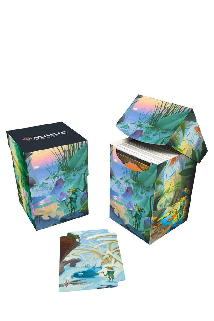 Ultra Pro - Bloomburrow 100+ Deckbox - Season Lands Island