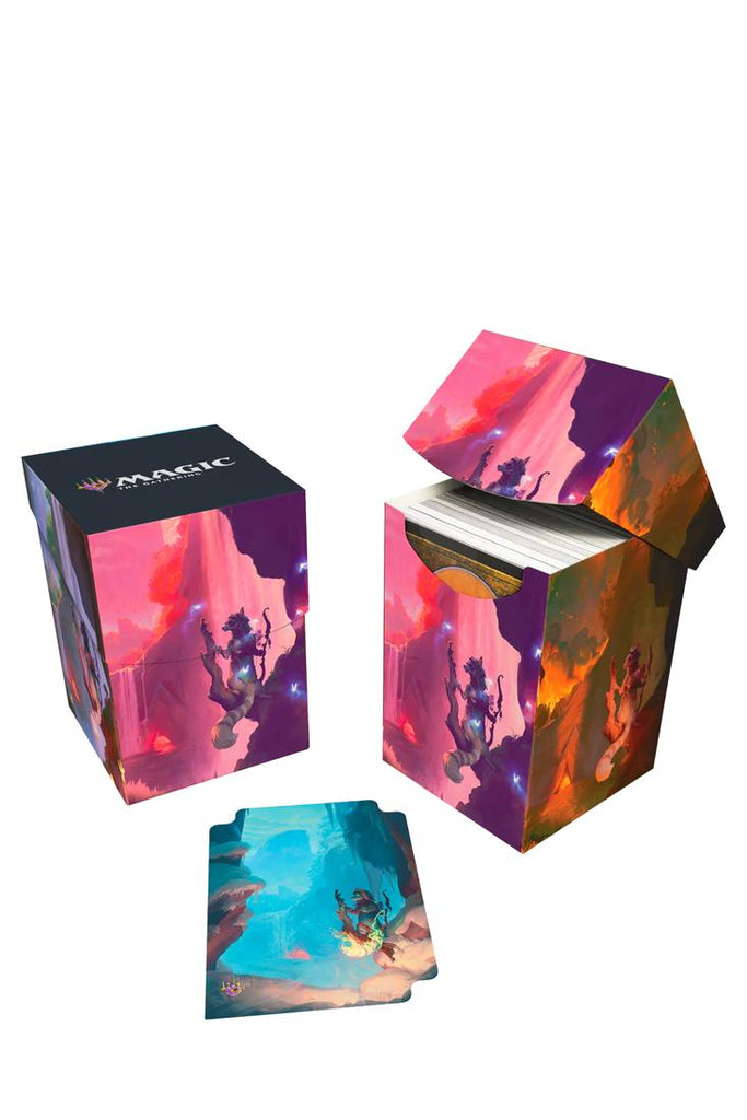 Ultra Pro - Bloomburrow 100+ Deckbox - Season Lands Mountain