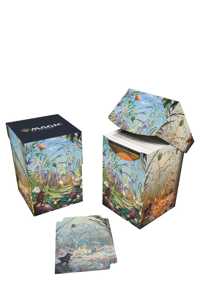 Ultra Pro - Bloomburrow 100+ Deckbox - Season Lands Plains