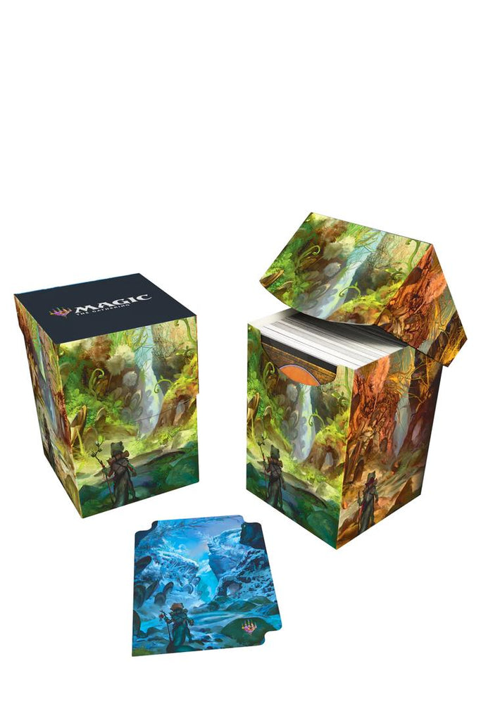 Ultra Pro - Bloomburrow 100+ Deckbox - Season Lands Swamp