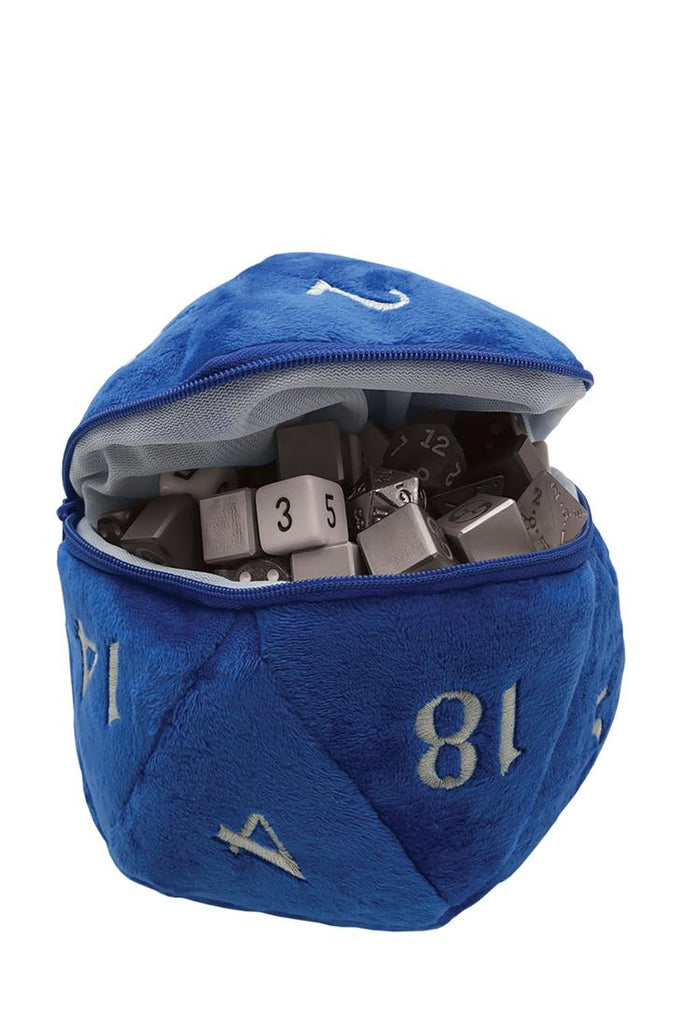 Ultra Pro - D20 Plüsch Würfel Tasche - Blau