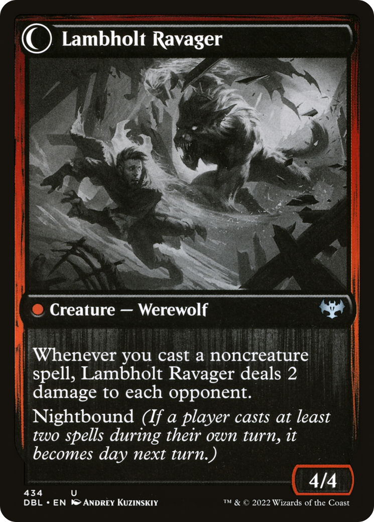 Magic: The Gathering - Lambholt Raconteur // Lambholt Ravager - Innistrad: Double Feature