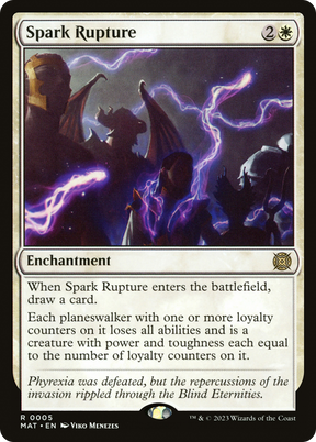 Magic: The Gathering - Spark Rupture Foil - March of the Machine: The Aftermath