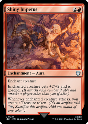 Magic: The Gathering - Shiny Impetus - Tales of Middle-earth Commander