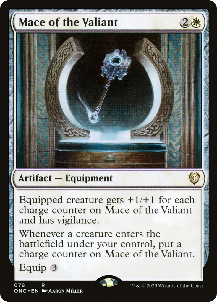 Magic: The Gathering - Mace of the Valiant - Phyrexia: All Will Be One Commander