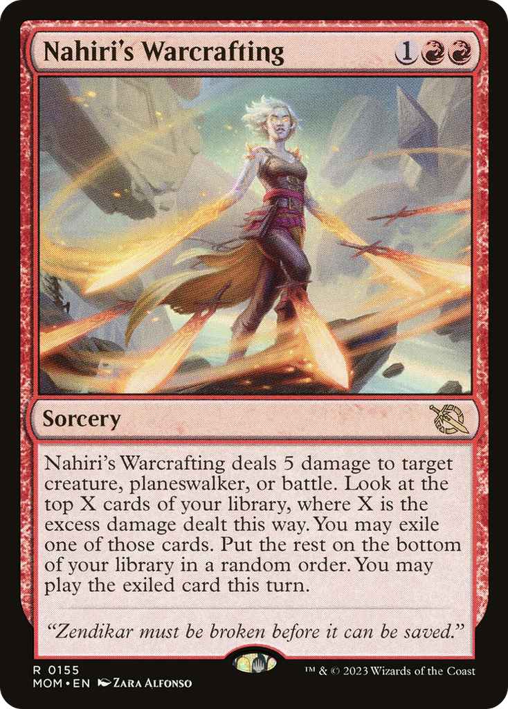 Magic: The Gathering - Nahiri's Warcrafting Foil - March of the Machine