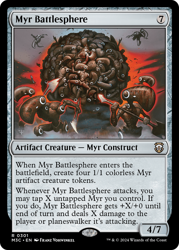 Magic: The Gathering - Myr Battlesphere - Modern Horizons 3 Commander