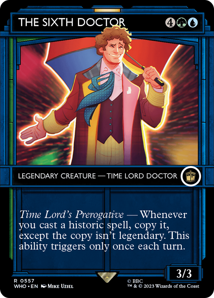 Magic: The Gathering - The Sixth Doctor Foil - Doctor Who