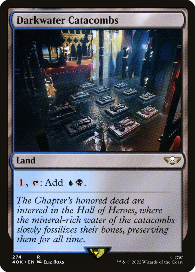 Magic: The Gathering - Darkwater Catacombs - Warhammer 40000 Commander