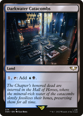 Magic: The Gathering - Darkwater Catacombs - Warhammer 40000 Commander