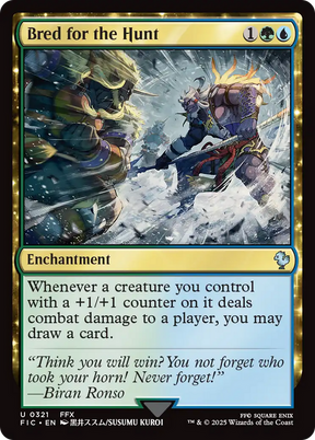 Magic: The Gathering - Bred for the Hunt - Final Fantasy Commander