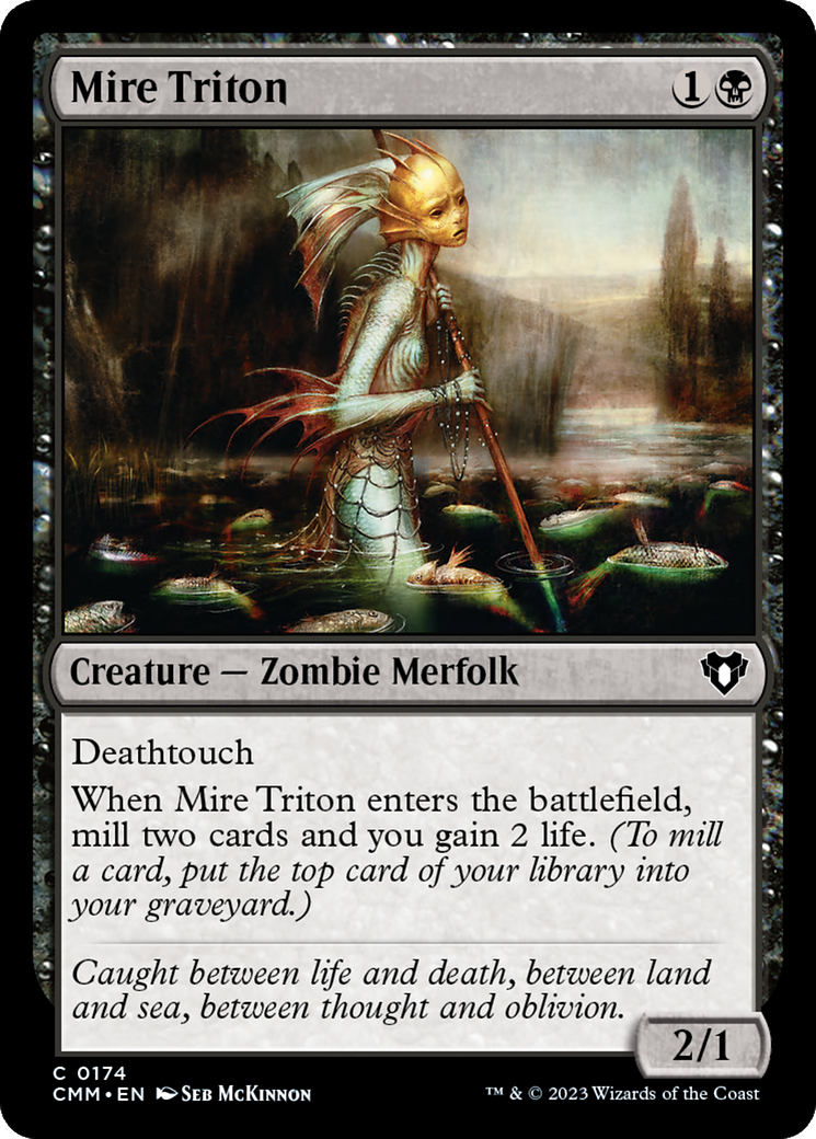 Magic: The Gathering - Mire Triton Foil - Commander Masters