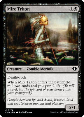 Magic: The Gathering - Mire Triton Foil - Commander Masters