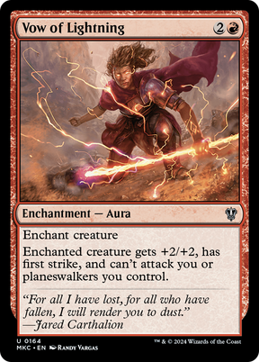 Magic: The Gathering - Vow of Lightning - Murders at Karlov Manor Commander