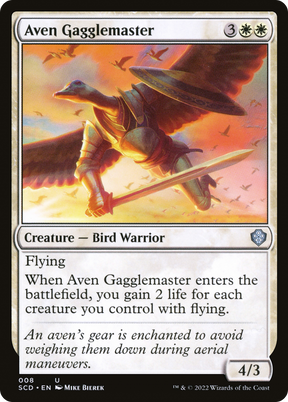 Magic: The Gathering - Aven Gagglemaster - Starter Commander Decks