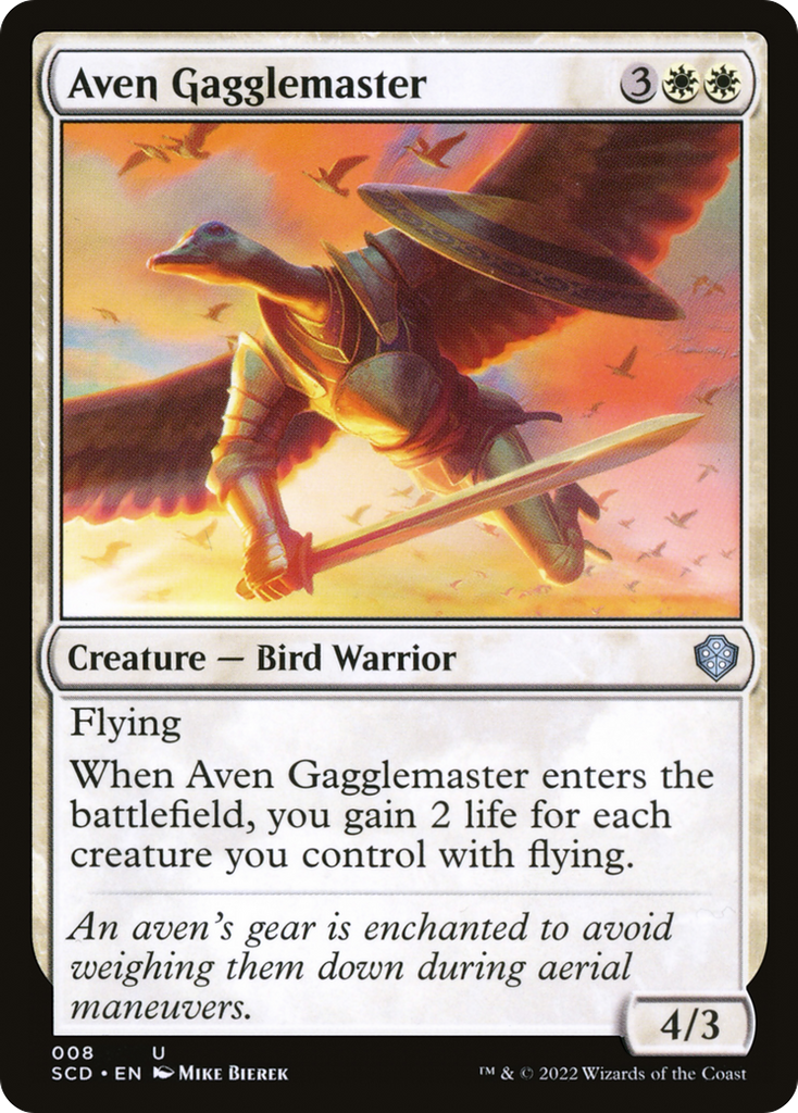 Magic: The Gathering - Aven Gagglemaster - Starter Commander Decks