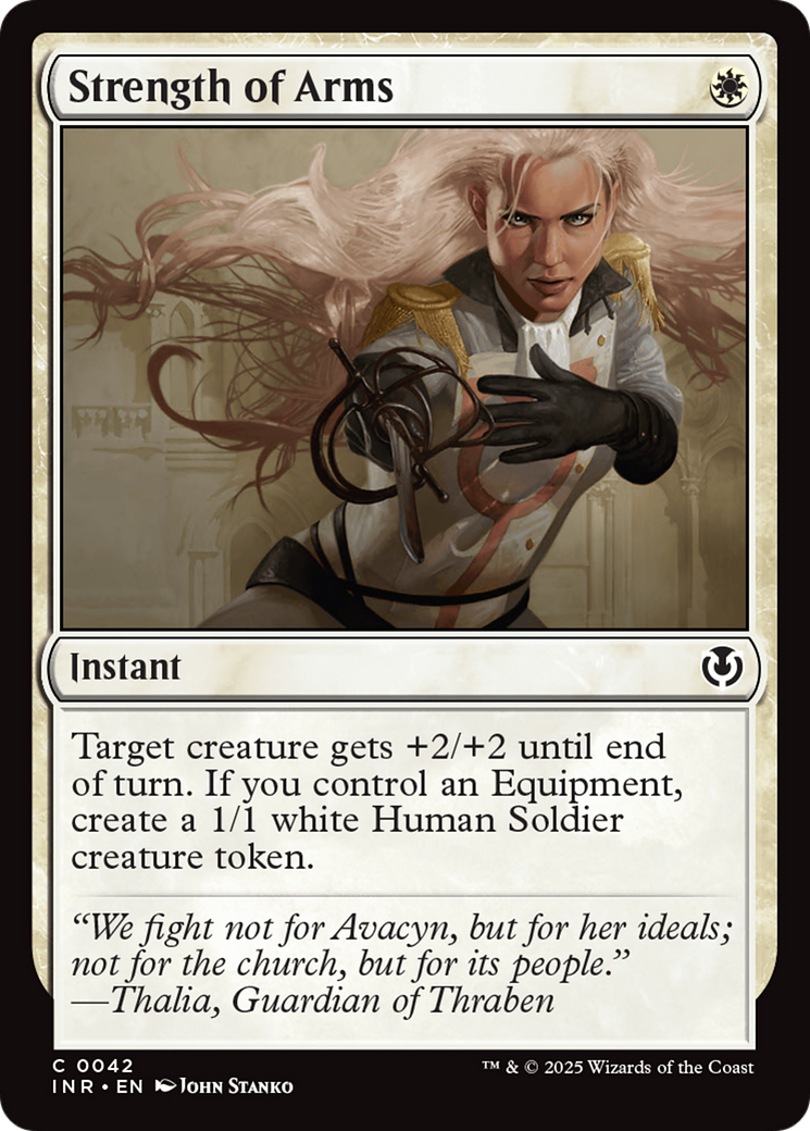 Magic: The Gathering - Strength of Arms Foil - Innistrad Remastered