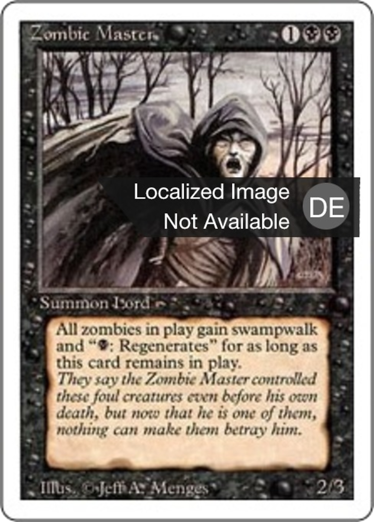 Magic: The Gathering - Zombiemeister - Revised Edition