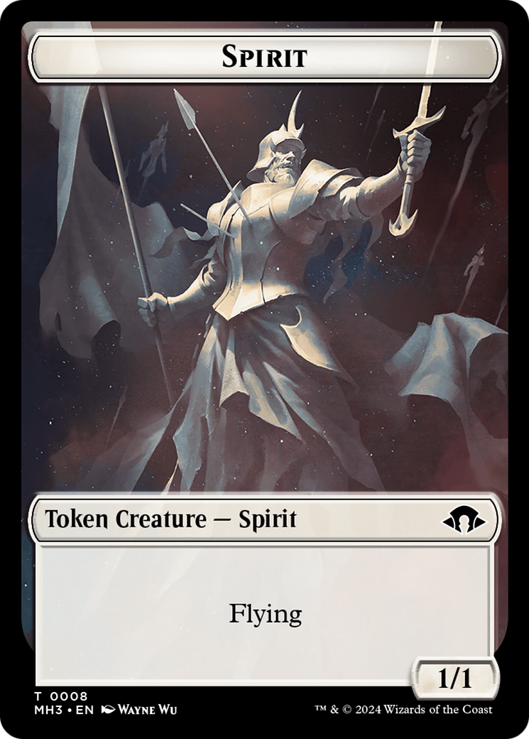 Magic: The Gathering - Spirit Token - Modern Horizons 3 Tokens