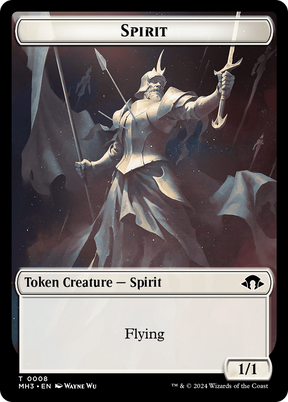 Magic: The Gathering - Spirit Token - Modern Horizons 3 Tokens