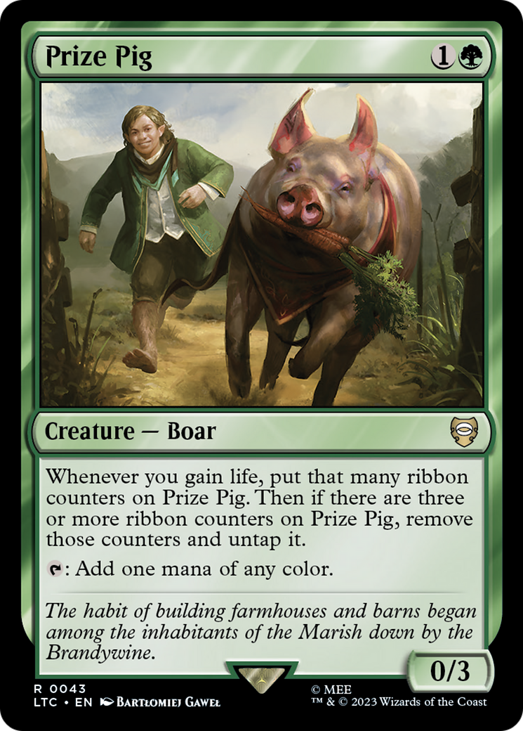 Magic: The Gathering - Prize Pig - Tales of Middle-earth Commander
