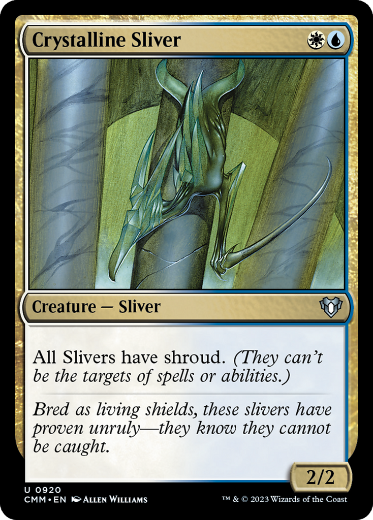 Magic: The Gathering - Crystalline Sliver - Commander Masters