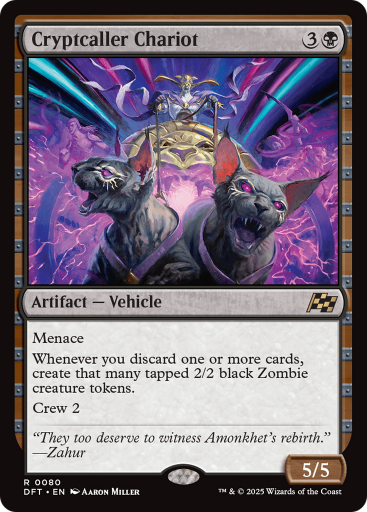 Magic: The Gathering - Cryptcaller Chariot - Aetherdrift