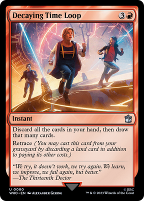 Magic: The Gathering - Decaying Time Loop - Doctor Who