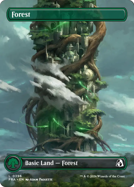 Magic: The Gathering - Forest #396 - Reality Fracture