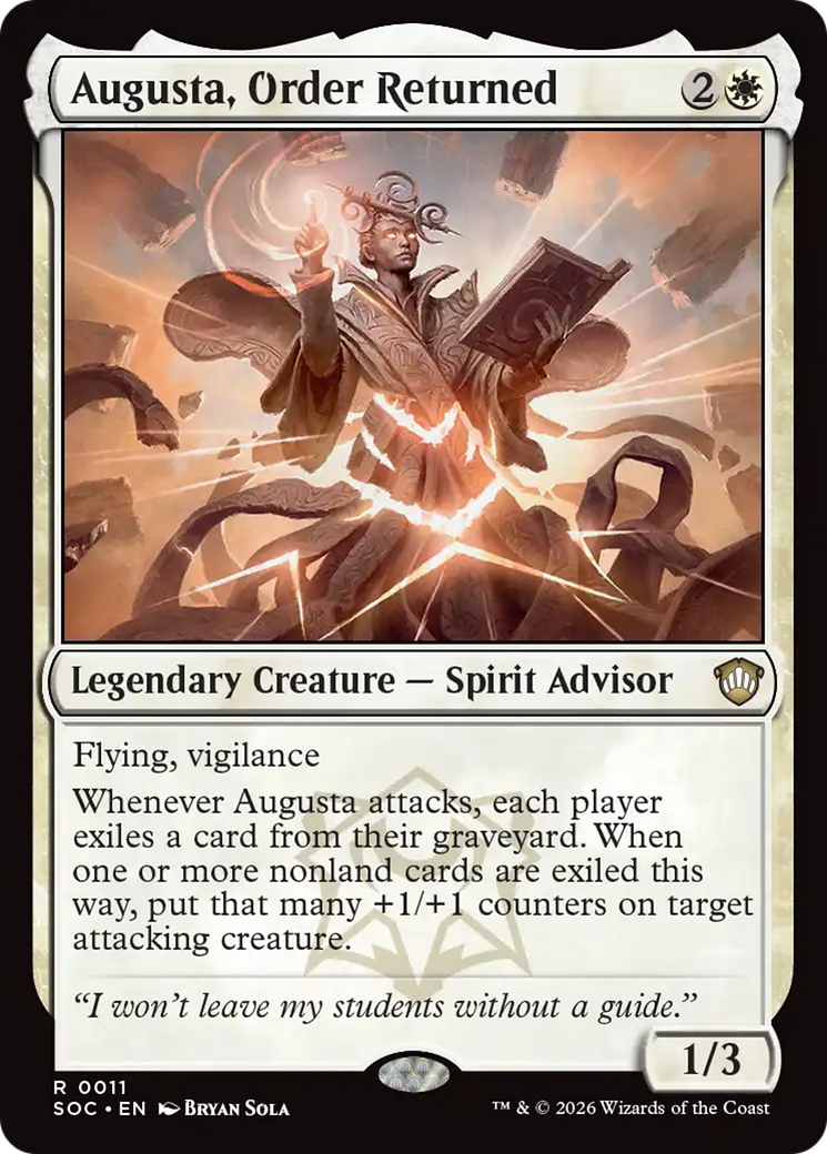Magic: The Gathering - Augusta, Order Returned - Secrets of Strixhaven Commander