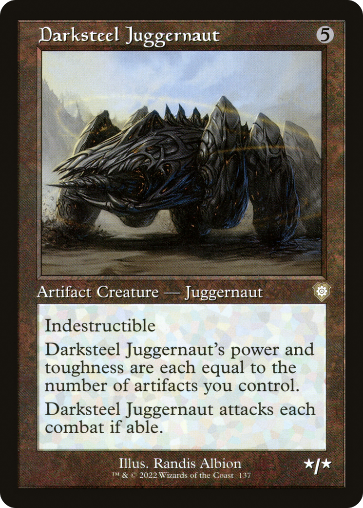 Magic: The Gathering - Darksteel Juggernaut - The Brothers' War Commander