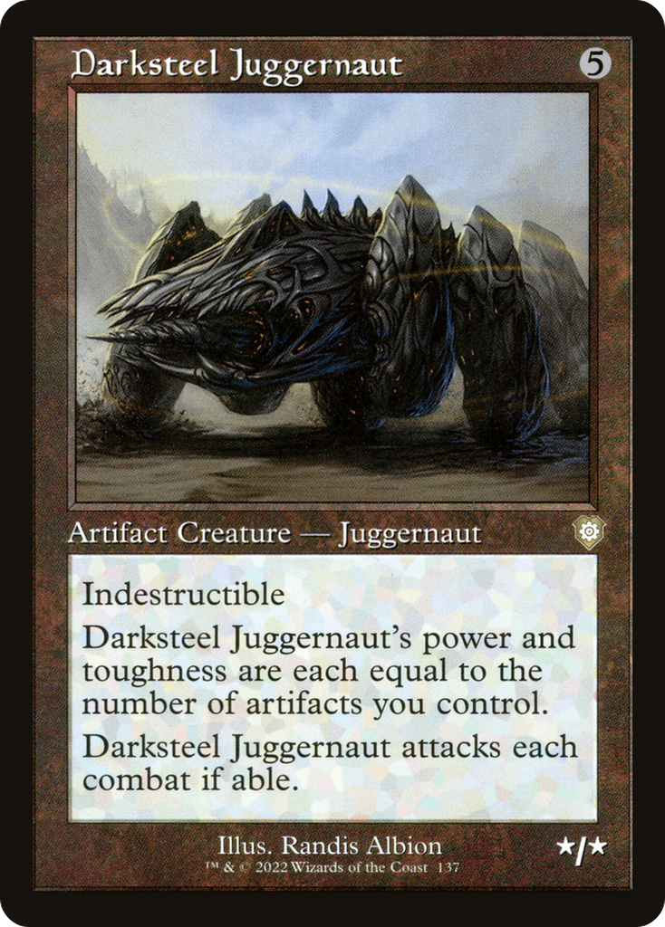 Magic: The Gathering - Darksteel Juggernaut - The Brothers' War Commander