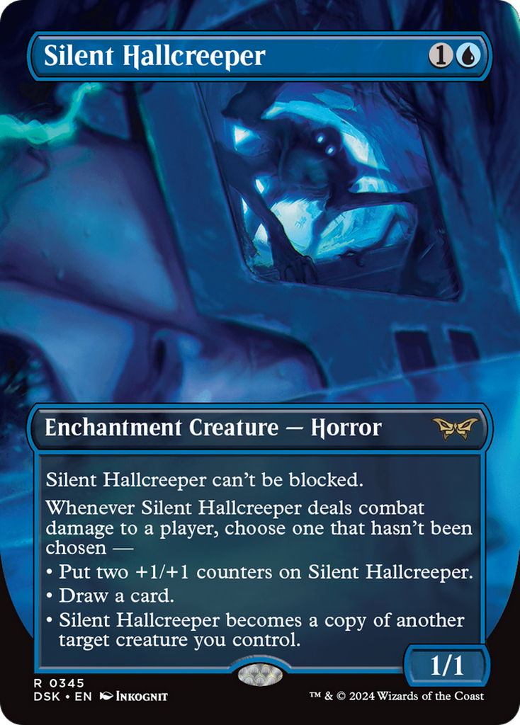 Magic: The Gathering - Silent Hallcreeper Foil - Duskmourn: House of Horror