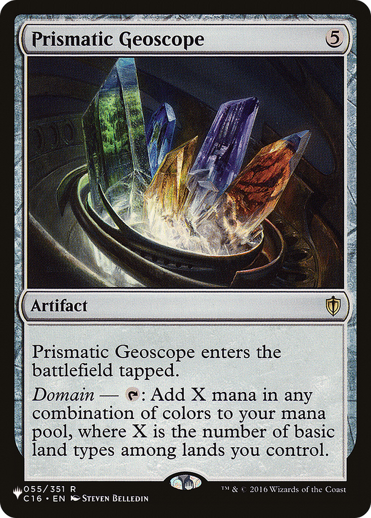 Magic: The Gathering - Prismatic Geoscope - The List