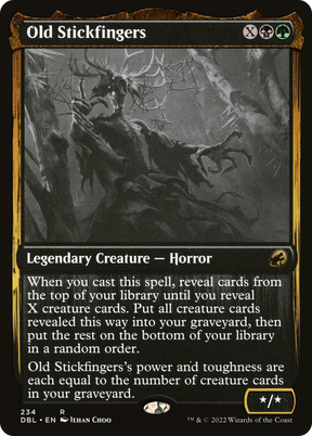 Magic: The Gathering - Old Stickfingers Foil - Innistrad: Double Feature