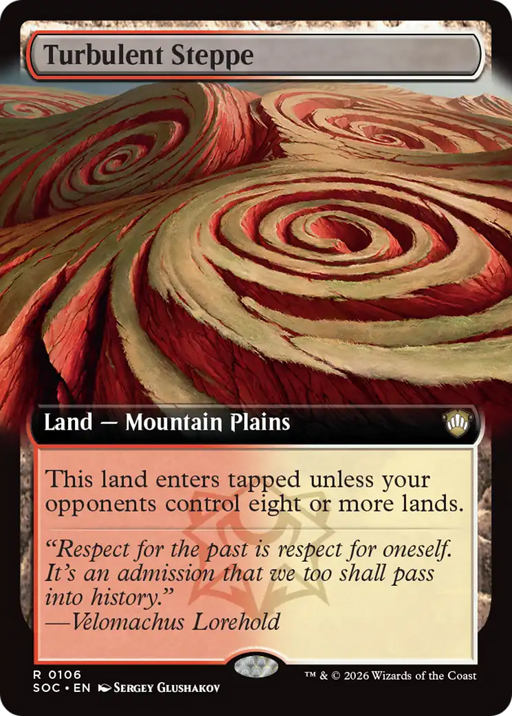 Magic: The Gathering - Turbulent Steppe - Secrets of Strixhaven Commander