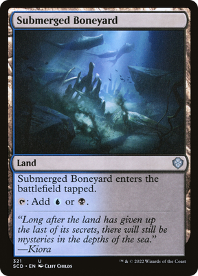 Magic: The Gathering - Submerged Boneyard - Starter Commander Decks