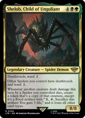 Magic: The Gathering - Shelob, Child of Ungoliant Foil - The Lord of the Rings: Tales of Middle-earth