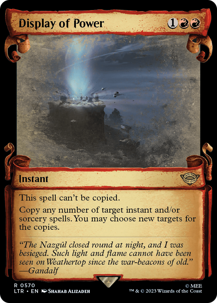 Magic: The Gathering - Display of Power - The Lord of the Rings: Tales of Middle-earth