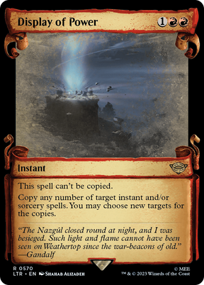 Magic: The Gathering - Display of Power - The Lord of the Rings: Tales of Middle-earth