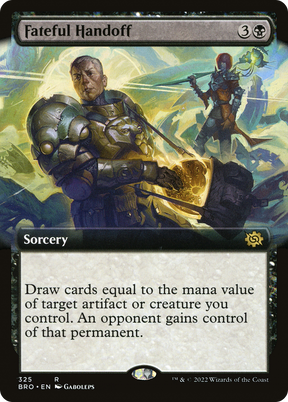 Magic: The Gathering - Fateful Handoff Foil - The Brothers' War