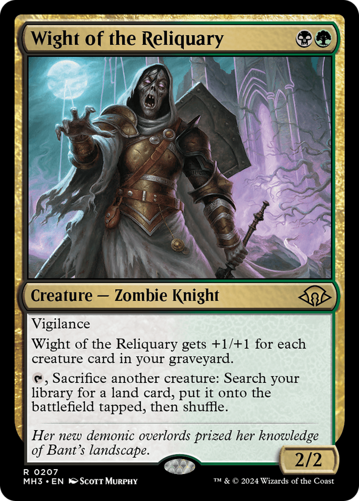 Magic: The Gathering - Wight of the Reliquary - Modern Horizons 3