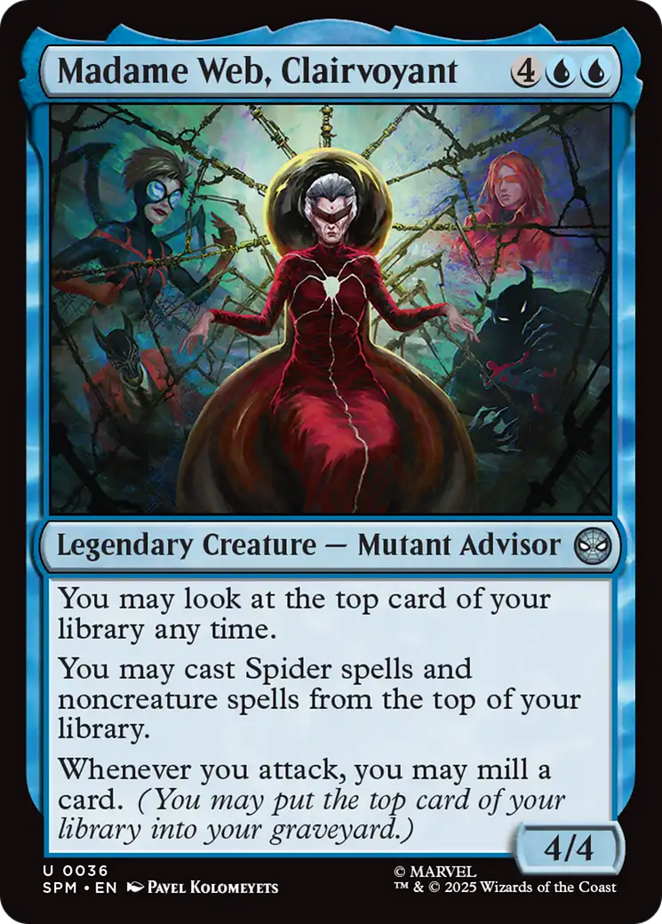 Magic: The Gathering - Madame Web, Clairvoyant Foil - Marvel's Spider-Man
