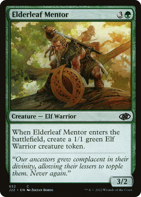 Magic: The Gathering - Elderleaf Mentor - Jumpstart 2022
