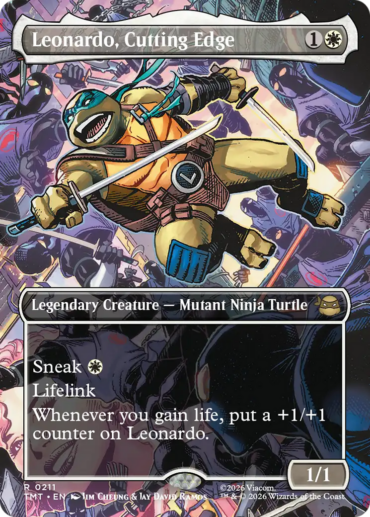 Magic: The Gathering - Leonardo, Cutting Edge - Teenage Mutant Ninja Turtles